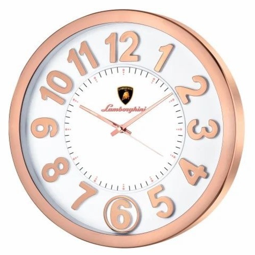 3d Number Plastic Wall Clock