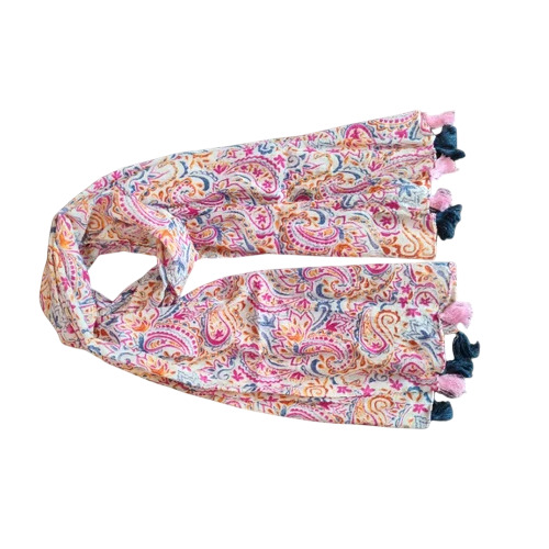 Cotton Floral Printed Scarf