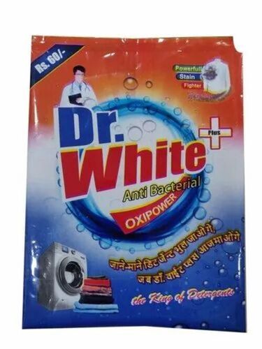 Detergent Powder Packaging Pouch - PP Polypropylene, 2Kg, Multi Color | Stand Up Pouch, Eco Friendly, Water Resistant, Digital Print, Fine Finish