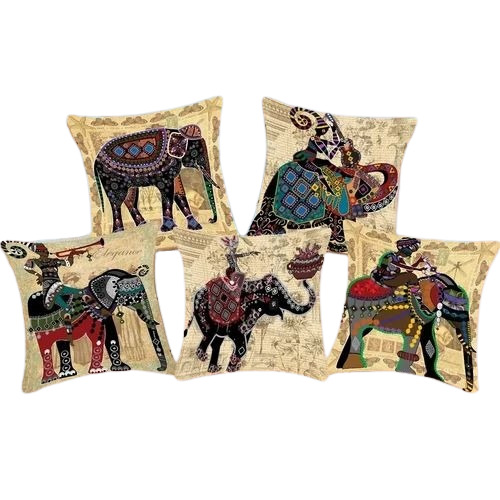 Elephant Pattern Cushions Covers