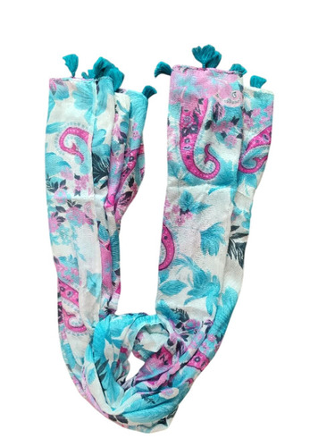 Floral Printed Viscose Scarf