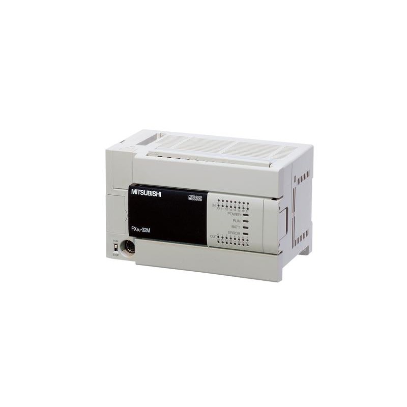 Fx3u 32mt Dss Mitsubishi Plc - Standard Size, White, 220-440 Volt | Low Breakdown Rate, 1 Year Warranty, Tested Quality