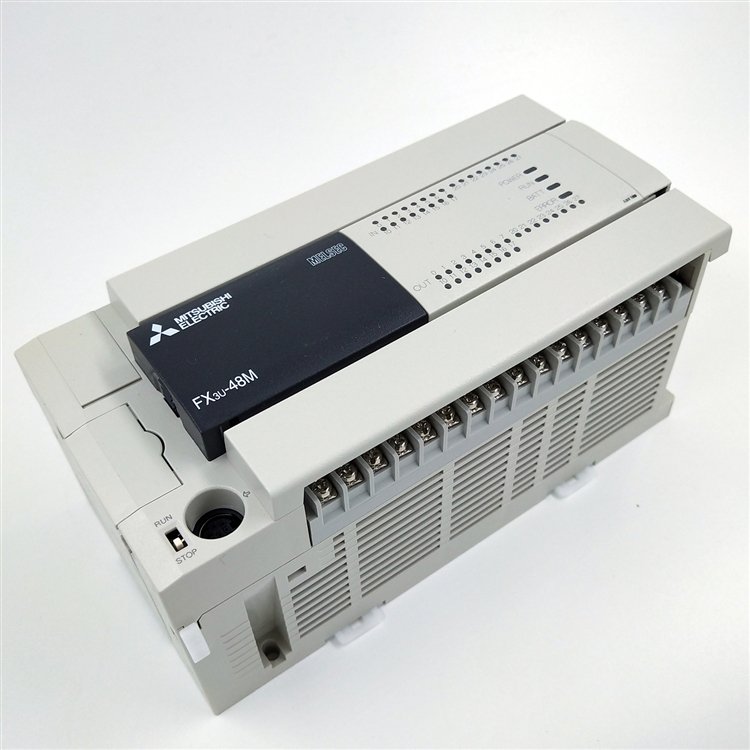 Fx3u 48mt Ds Mitsubishi Plc - Standard Size, White, 220-440 Volt | Digital Input Compatibility, High-Accuracy Control, Real-Time Data Processing, 1 Year Warranty