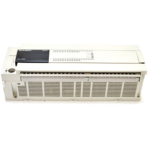 Fx3u 80mt Ess Mitsubishi Plc - Standard Size, White, 220-440 Volt | Energy-Efficient, Process Automation, Long Life Cycle