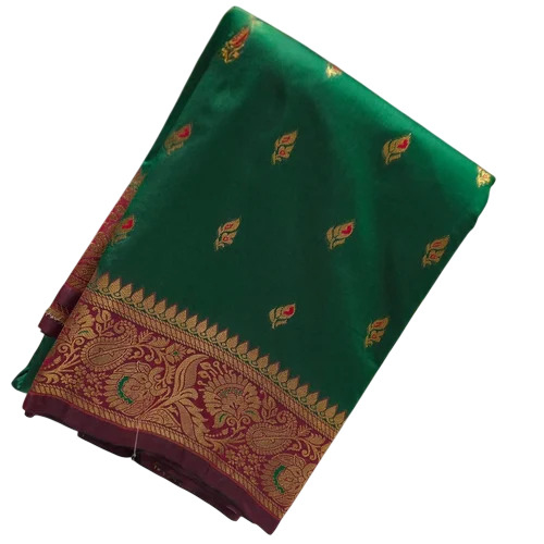 Green Kanjivaram Art Silk Saree