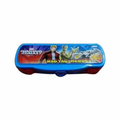 Printed Plastic Pencil Box - Rectangular, 10-50 gm | Durable, Fine Finished, Eco-Friendly, Modern Style