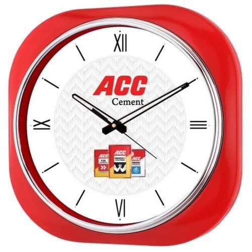 Promotional Red Wall Clock