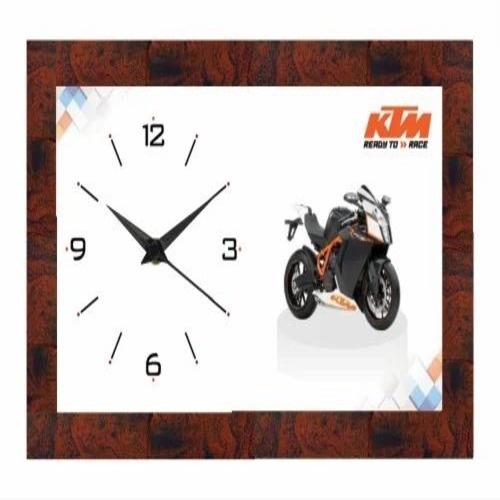 Rectangle Plastic Wall Clock