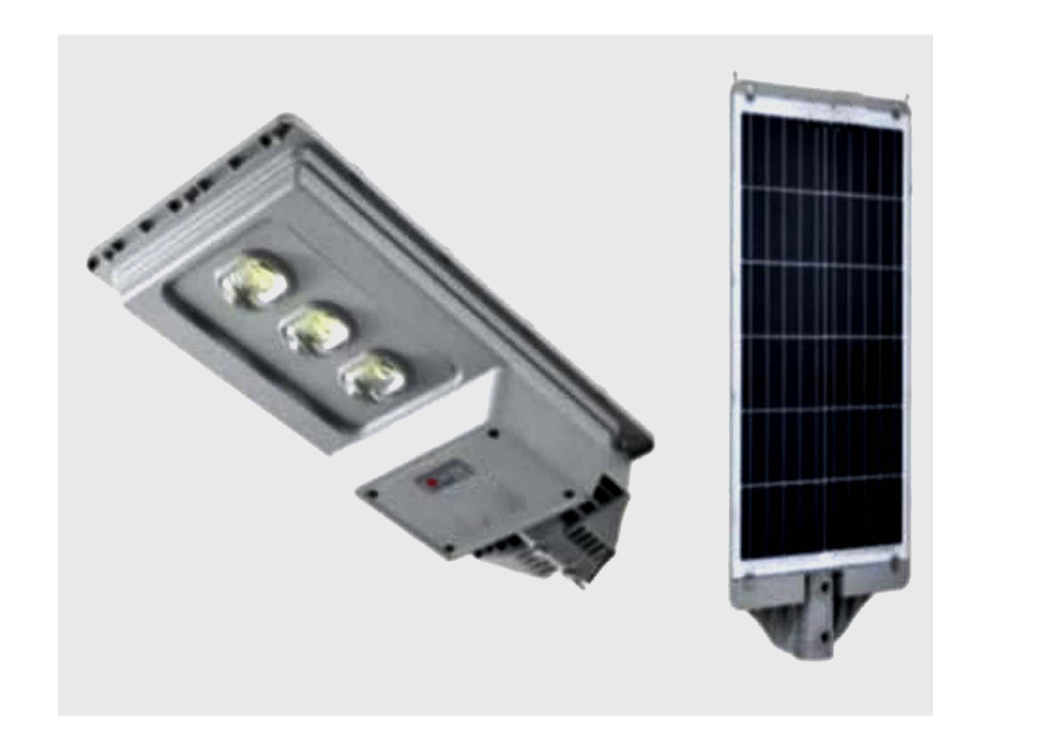 Triple Lens Soler Street Light - Die-Cast Aluminum, Blue, 340W, IP65 | Energy Efficient, Weather Resistant, Low Maintenance