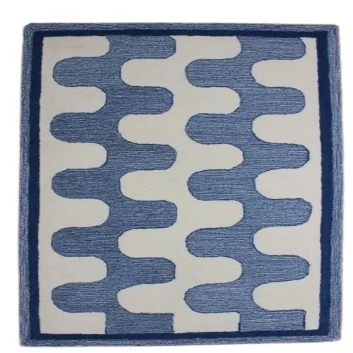 Abstract Wave Pattern Floor Carpet