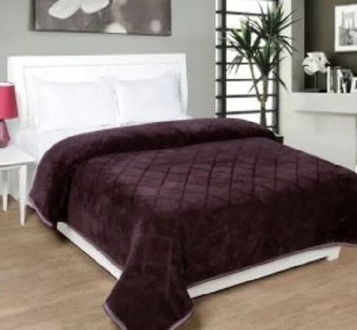 Coffee Mink Double Bed Blanket - Mink Twin Size, Various Colors, Soft Touch, Lightweight, Durable