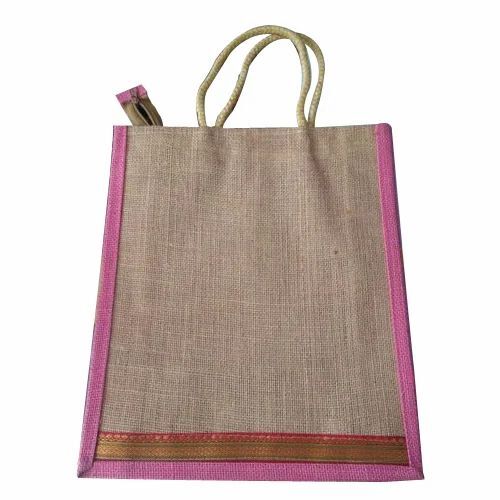 Handicraft Jute Bag - Customized Size, Multi Color | Durable, Fine Finished, Eco-Friendly, Hand Length Handle
