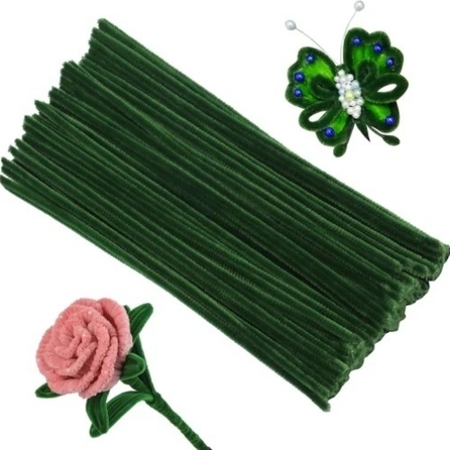 Pipe Cleaner Plain 100pc Black 