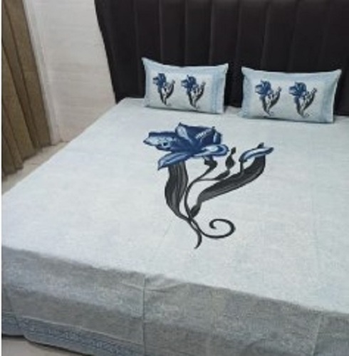 Rose Petal Printed Bed Sheets