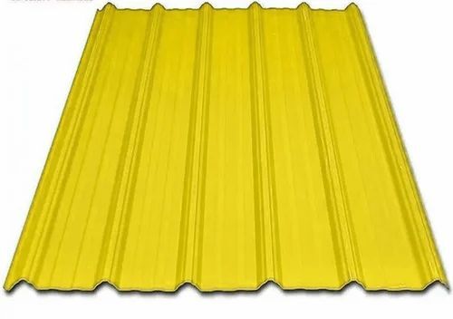 Yellow Colour Coated Roofing Sheet