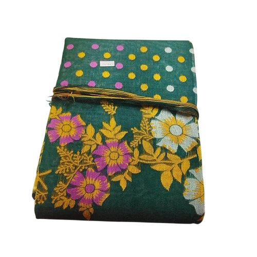 Green Tant Dhakai Jamdani Saree