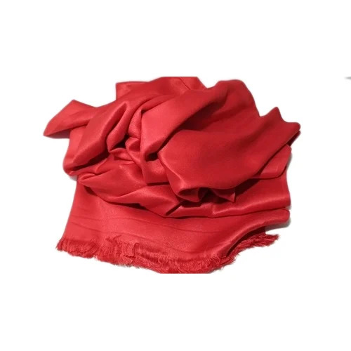 Ladies Red Plain Stole