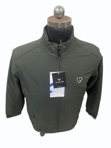 Men Polyester Plain Jacket