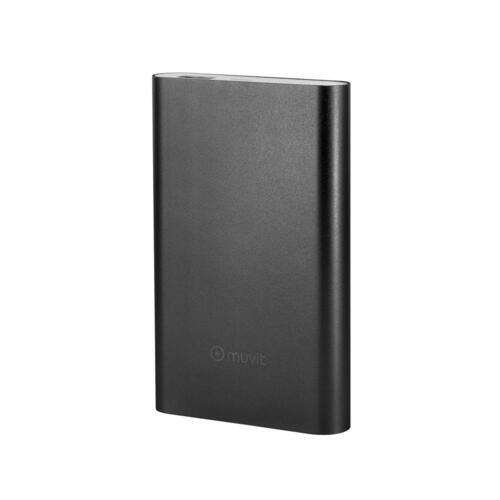 Power Bank - Plastic Body, Standard Size, Black | Lightweight, Portable, Shock and Heat Resistant, Easy to Use