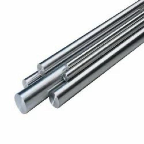 Steel Bars - Stainless Steel, Standard Size, Silver, Zinc Coated | Rust Resistant, Polished Finish, 50-60 HRC Hardness