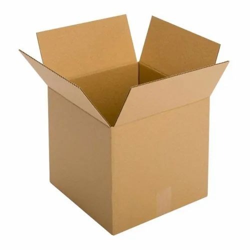 5 X 5 X 5 Inch 3 Ply Brown Corrugated Box