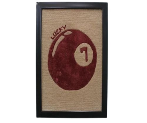 Billiard Ball Wall Picture Frame - Wool and Silk 18x24 Inch Black | Elegant Decorative Wall Mount Frame