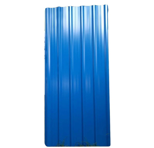 Colour Coated Gi Roofing Sheet - Gi Iron, Standard Size, Blue | Durable, New, Industrial Use