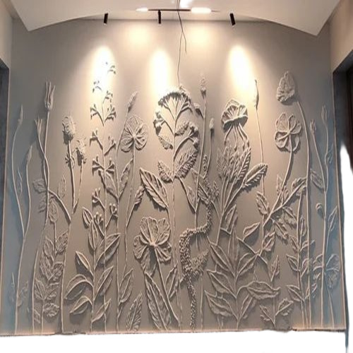 Flower Texture Wooden Wall Art