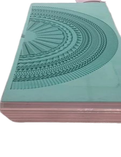 3d Mdf Wall Panel - Polished MDF, Rectangular, Green | Sleek, Modern, Fancy Decorative Panel