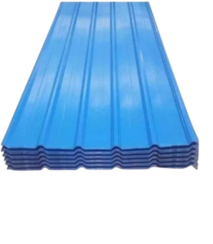 Color Coated Roofing Sheet - Mild Steel, Customized Size, Blue, 0.50mm Thickness | Durable, Fine Finished, Rectangle Shape