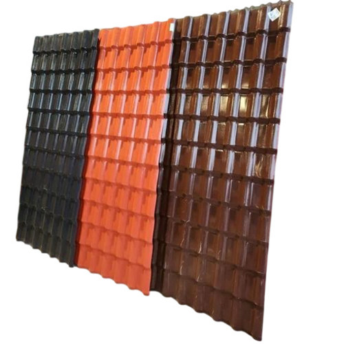 Colored Upvc Tile Roof Sheets - UPVC, Rectangle, 2mm Thickness, Designer Pattern, Fine Finished, Durable