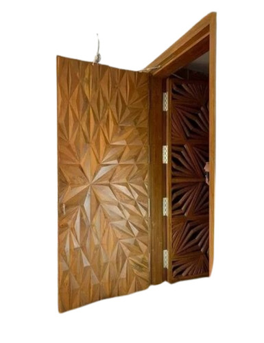 Designer Brown Wooden Door