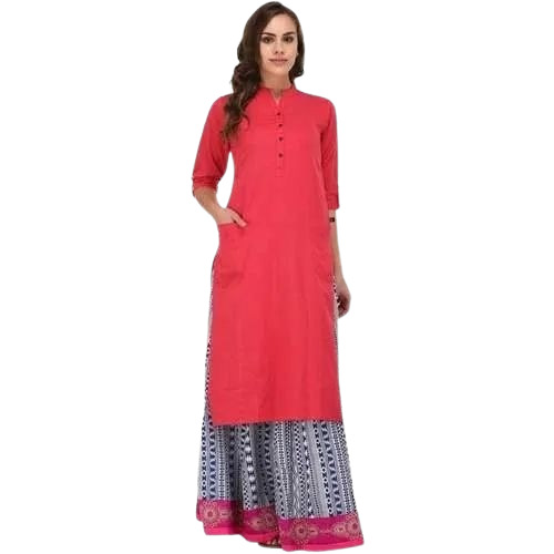 Ladies Cotton Long Kurtis