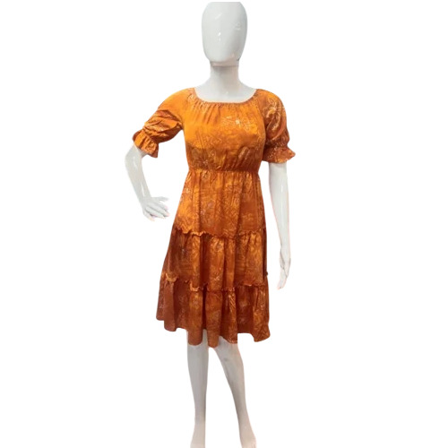 Mustard Yellow Ladies Dress - Gender: Women