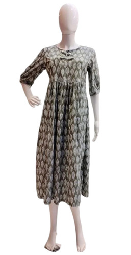 Printed Ladies Dress
