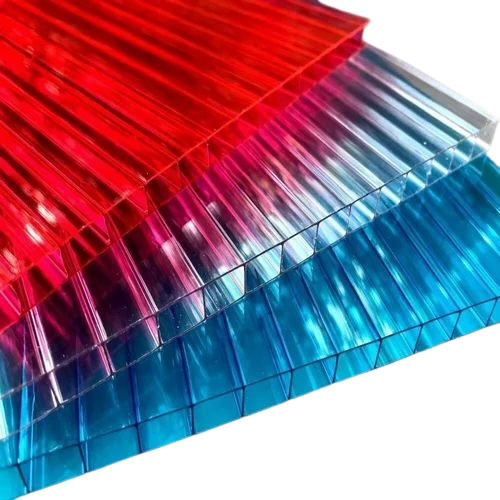 Uv Polycarbonate Sheet - Polycarbonate 12x4 Ft, 4mm Thickness, Rectangle, Designer Pattern, Durable, Fine Finished
