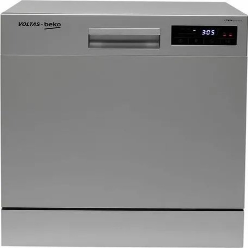Voltas Beko Table Top Dish Washer - Stainless Steel, 8 Settings | Countertop, 1 Year Warranty, Home & Hotel Use