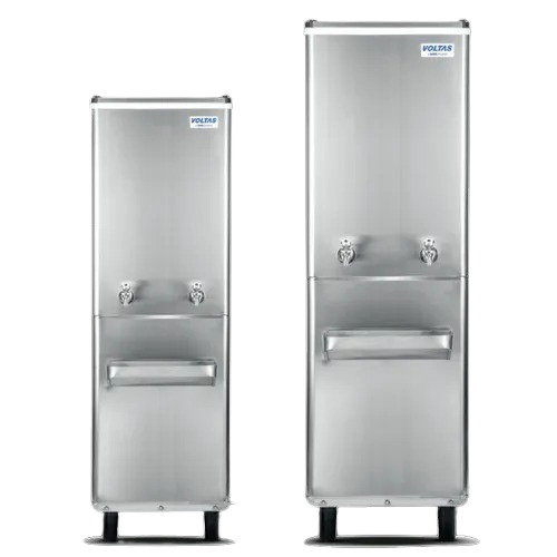 Voltas Water Cooler - Metal Body, 150 L, Silver | Steel, Industrial Use