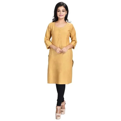 Plain Cotton Kurti