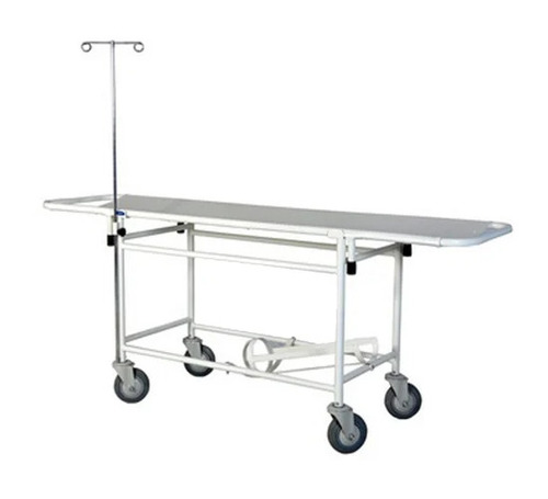 Cylinder Saline Stand Stretcher Trolley