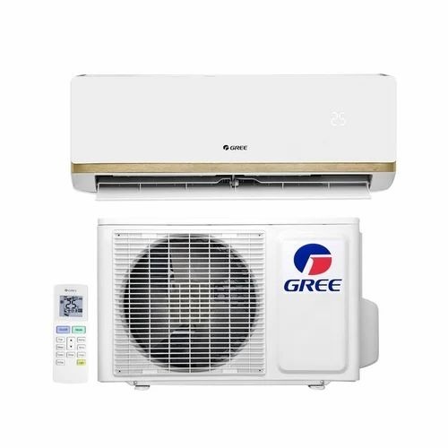 Gree Split AC 1.6 Ton 2 Star Non Inverter - Copper Cooling Coil, Silver, Custom Size, Home & Industrial Use