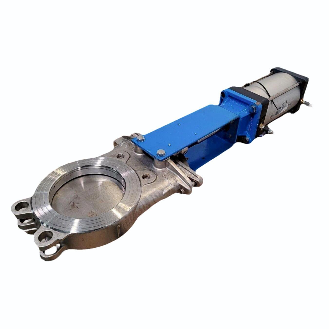 Hand Operated Open Disharges Single Flange Slide Valve