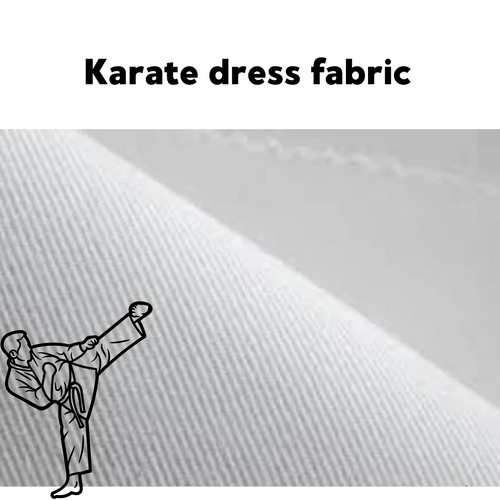 Karate Uniform Fabric - Color: White