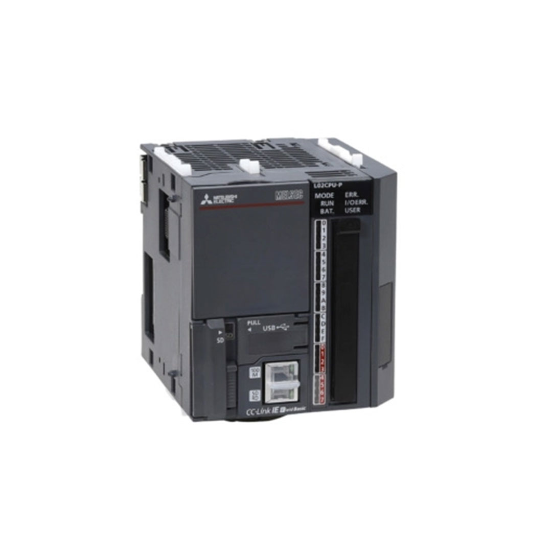 L06cpu Mitsubishi Plc Cpu Module - Standard Size, Black | Industrial Automation, New, 1 Year Warranty, Compact Design