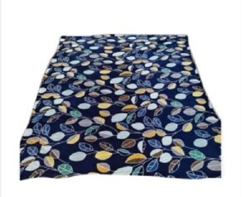 Leaf Printed Mink Blanket