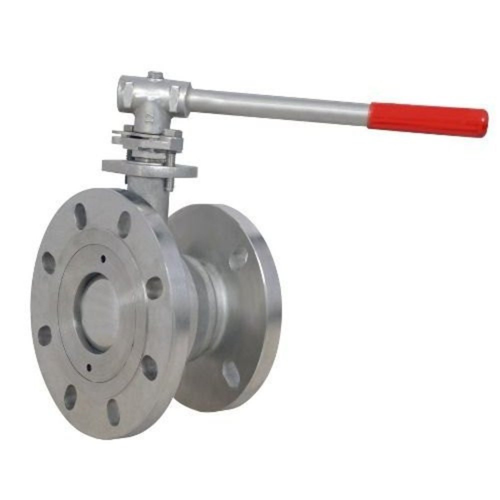 Manual Flanged And Flush Bottom Ball Valve - Stainless Steel 25-150mm Silver Grey High Pressure Bubble-Tight Seal