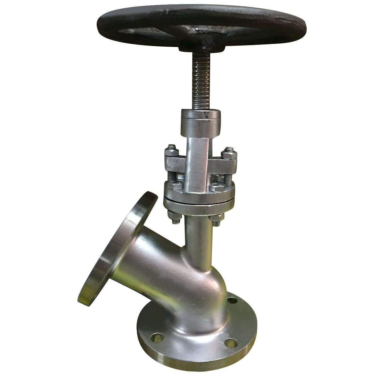 Manual Y Type Flanged End Flush Bottom Valve