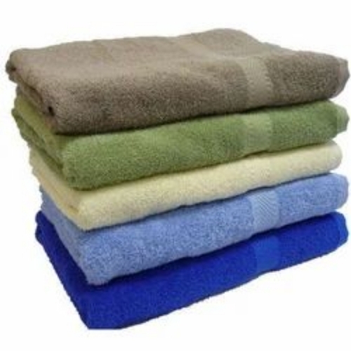 Bath Towels - 100% Cotton Lightweight Various Colors | Soft Texture Absorbent Machine Washable