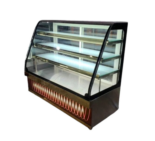 Curved Glass Food Display Counter