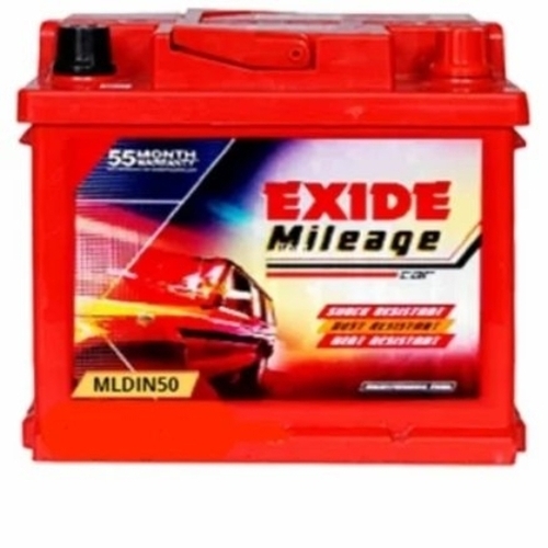 Exide Mileage Batteries - Plastic Acid Lead Battery, <150Ah Capacity | Durable Vibration Resistant